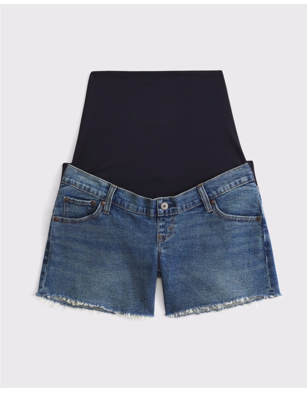 Abercrombie & Fitch Maternity Dad Short with Black Stretch Panel